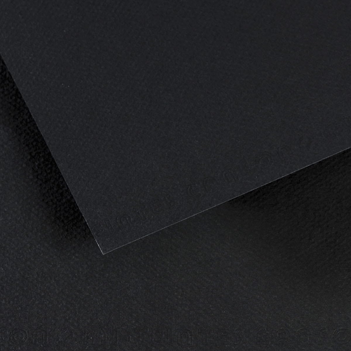 Mi-Teintes Drawing Papers - 8-1/2" x 11", Black, 25 Sheets