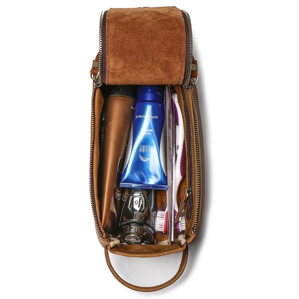 Neceser para Hombre, Neceser de Viaje, Resistente al Agua, Organizador Grande para artículos de tocador, Accesorios para Ducha de baño