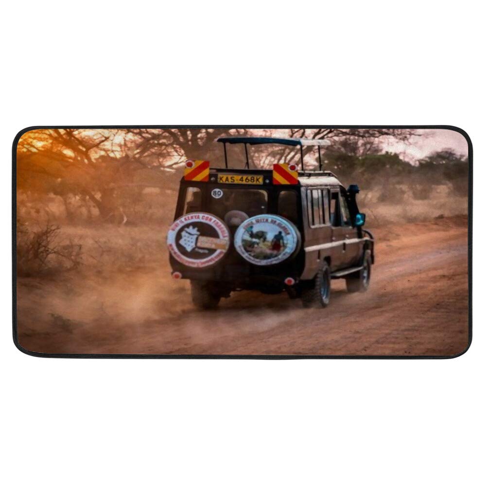 Tapis de cuisine 39x20 antidérapant et imperméable lavable imprimé cochon