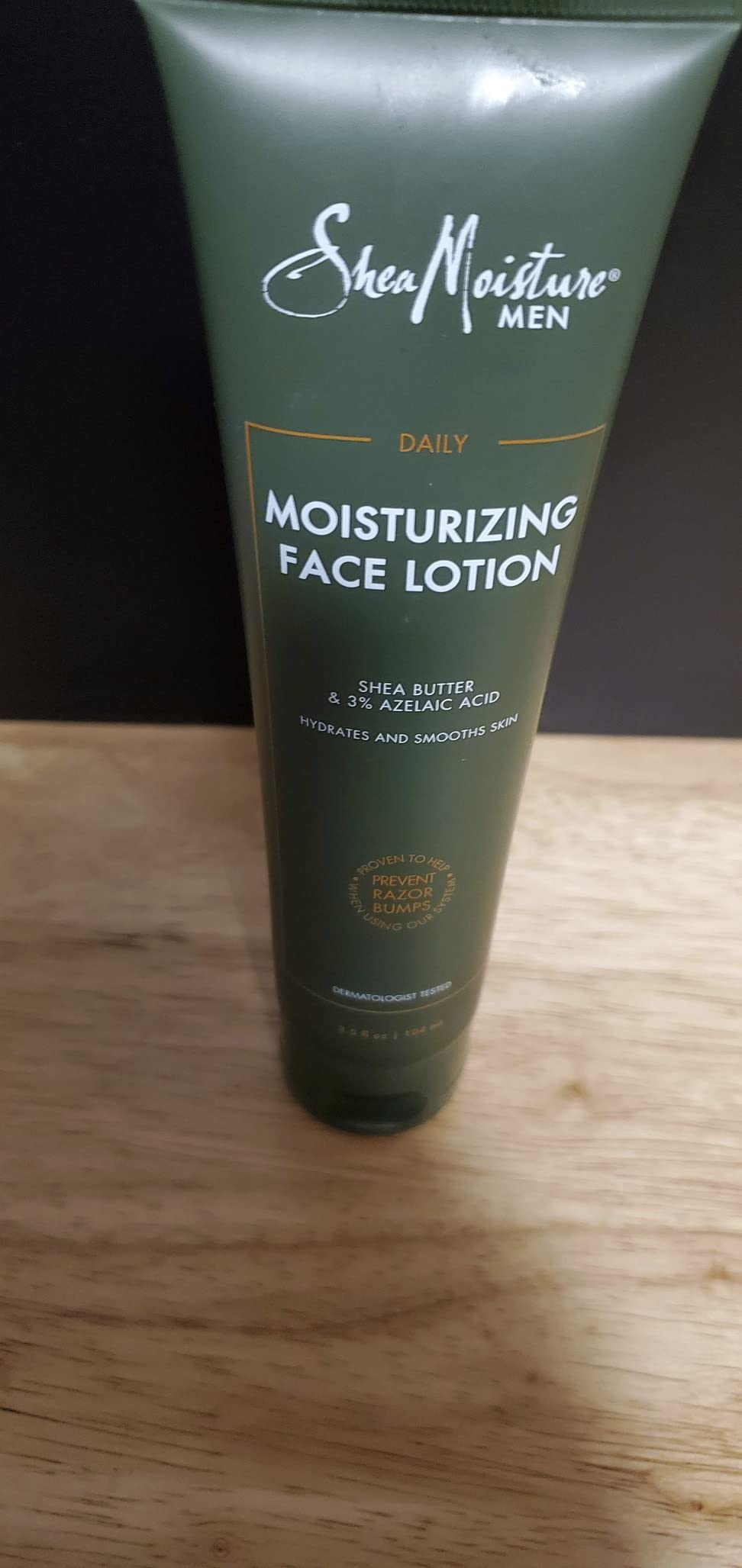 Unilever SheaMoisture Men Lotion for Soft, Smooth Skin Daily Moisturizing Face Lotion Dermatologist-Tested Skin Care Proven to Prevent Razor Bumps When Using Our System 3.5 oz