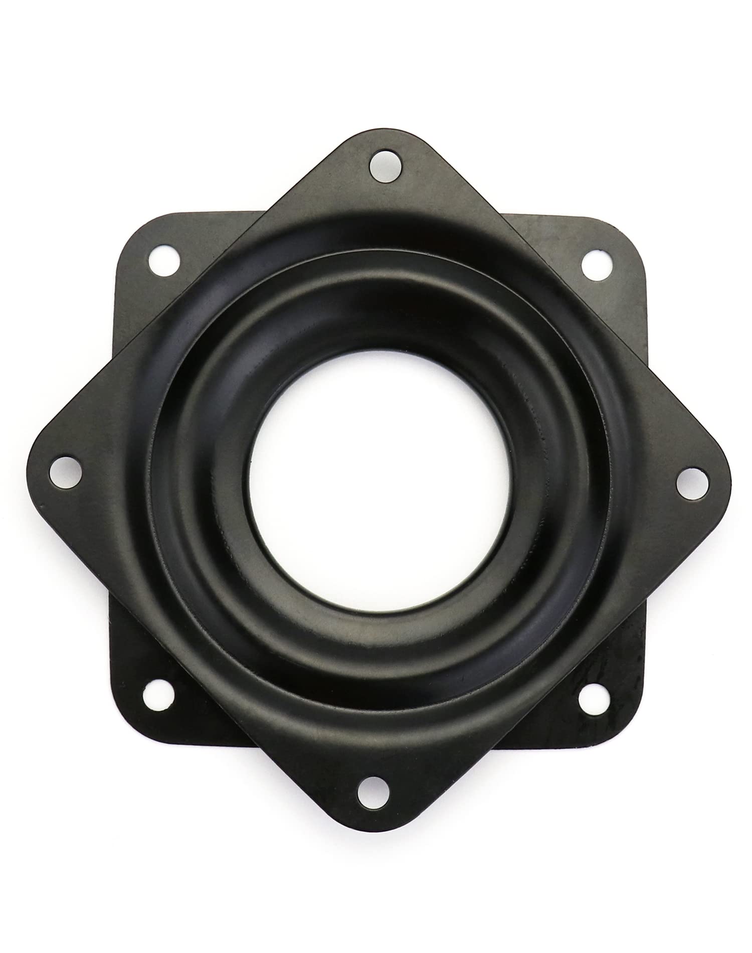 QWORK 4-częściowe łożysko kulkowe gramofonu, 3"/72mm, obrotnica 360 stopni do ekspozycji półek, mebli, szafek RTV, półek kuchennych