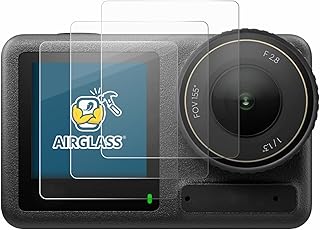 BROTECT Glass Screen Protector Film Compatible with DJI Osmo Action 4 (Front Display) (3 Pack) - Glass-Foil Protection [Scratch Resistant]
