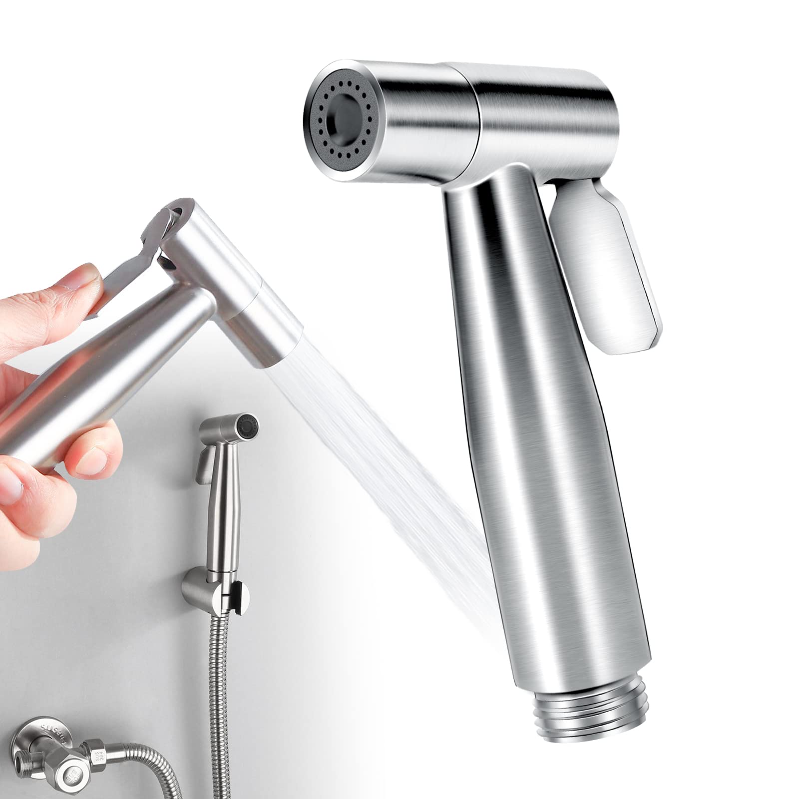AIVORO Grifo para WC de Mano, grifo bidet para wc para Higienico, Duchas, Bidet para Inodoro