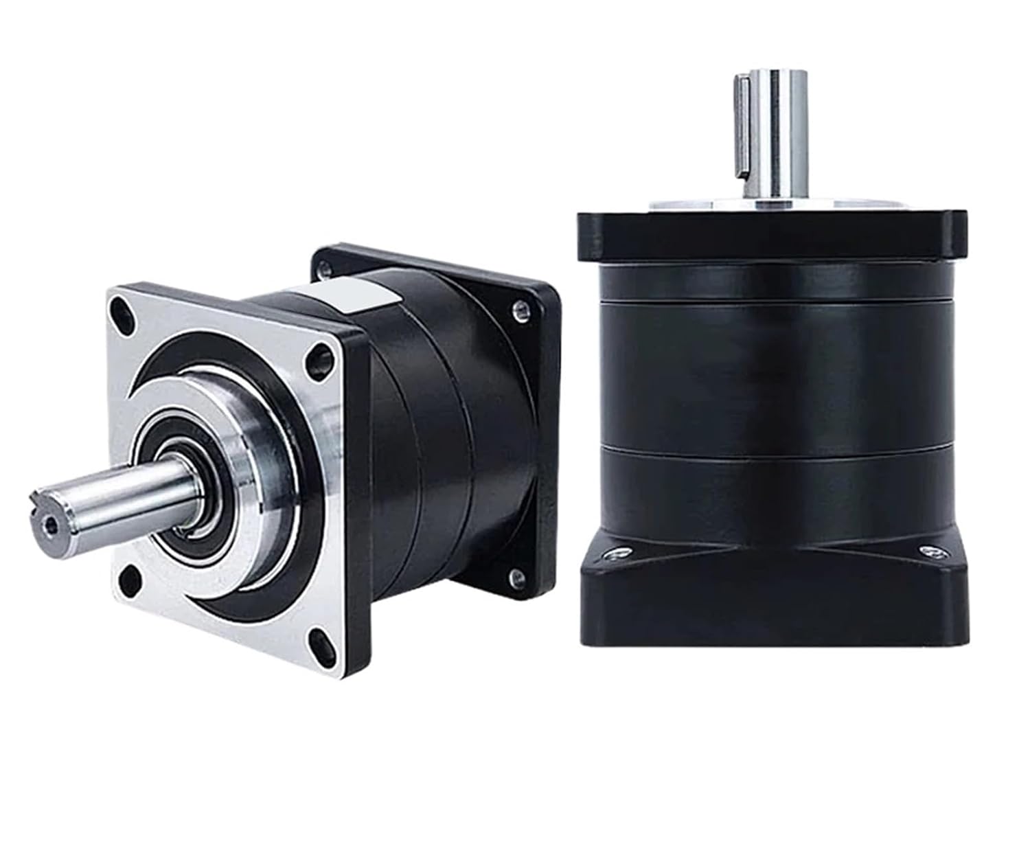 1pcs 130mm Servo Motor Planetary Gearbox Nema52 Stepper Motor Speed Reducer 3 to 1/5 to 1/15 to 1 19mm/22mm Input Step-Down Reducer(Ratio 100 to 1,22 Input 22 Output)