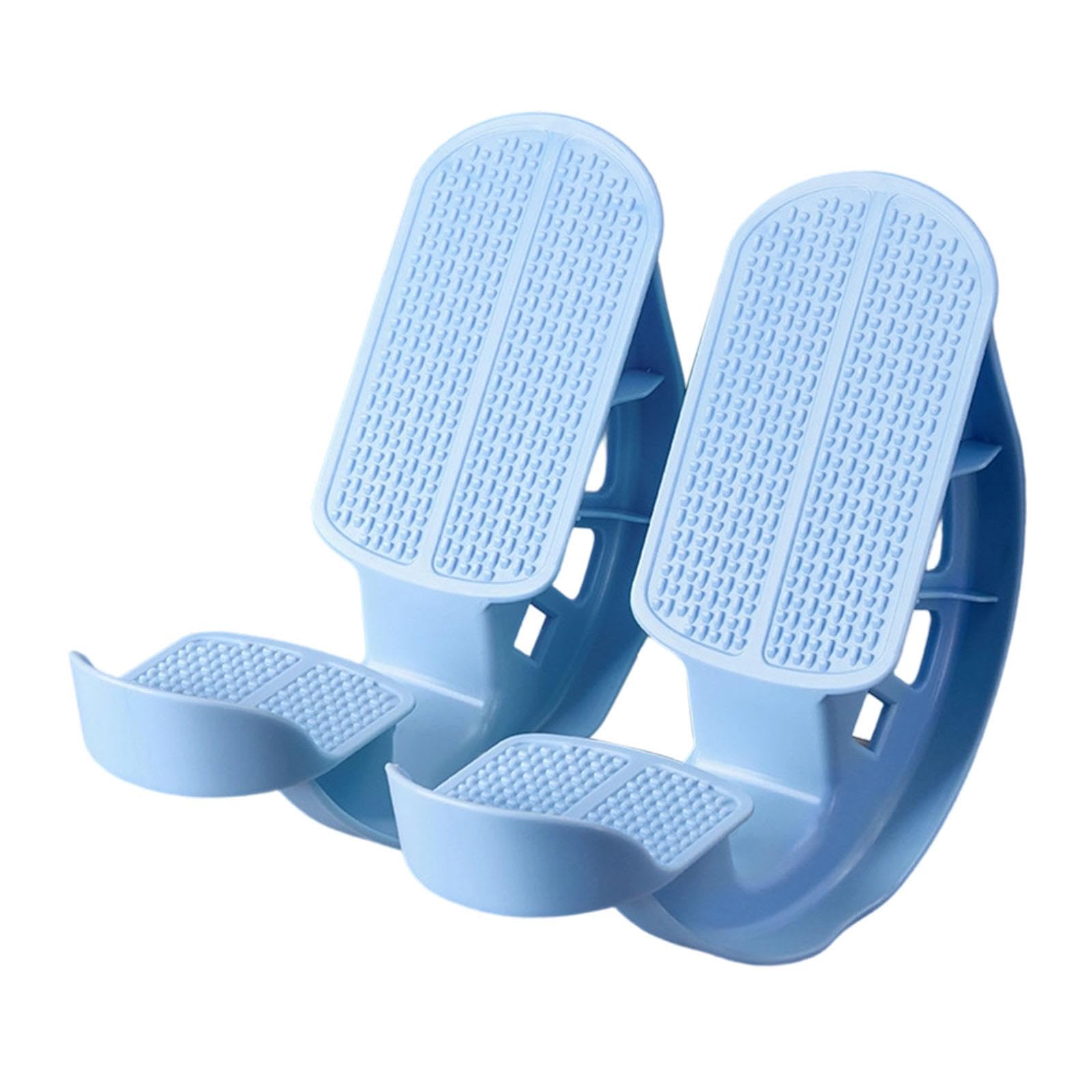 VELURA 2 Pieces Calf Stretcher Workout Foot Rocker for Balance Exercise Flexibility Blue| Fitness Equipment & Gear |Sporting Goods