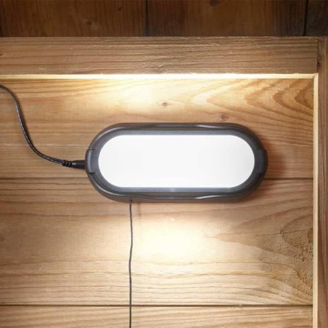 Garden Mile 50 Lumen Solar Shed Light - Super Bright White LED Light with Pull Cord & Easy Installation - Solar Lights for Shed, Garage, Fence, Wall Lights Outdoor, Patio & Pathway