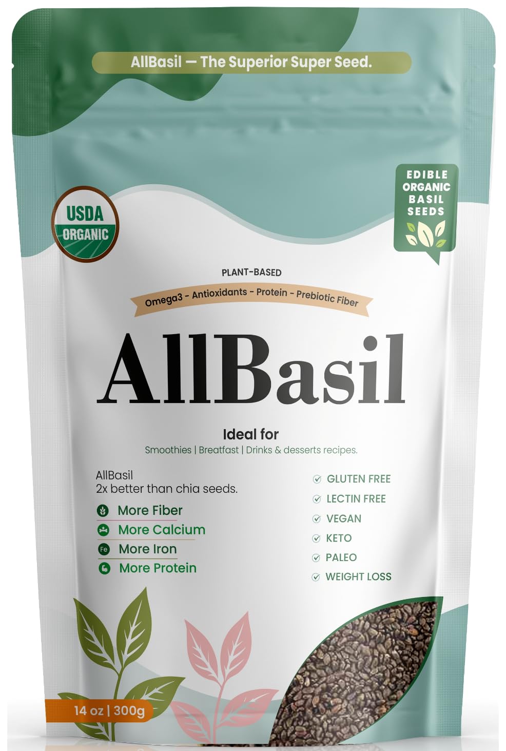 All Basil Edible Seeds 14oz