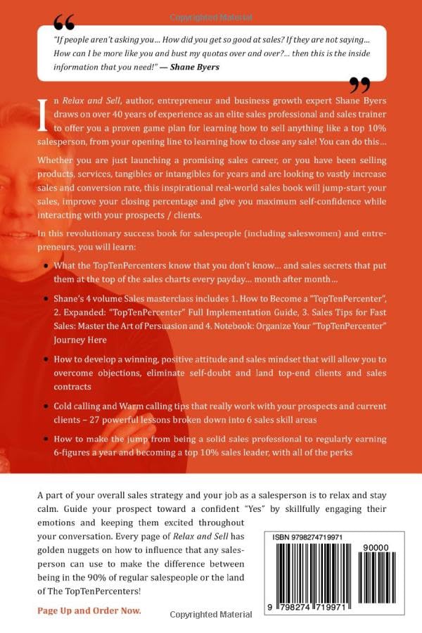 Miniatura 2 de Relax and Sell Sales Tips for Fast Sales Master the Art of Persuasion (Relax and Sell How to Become a "TopTenPercenter" Salesman!)