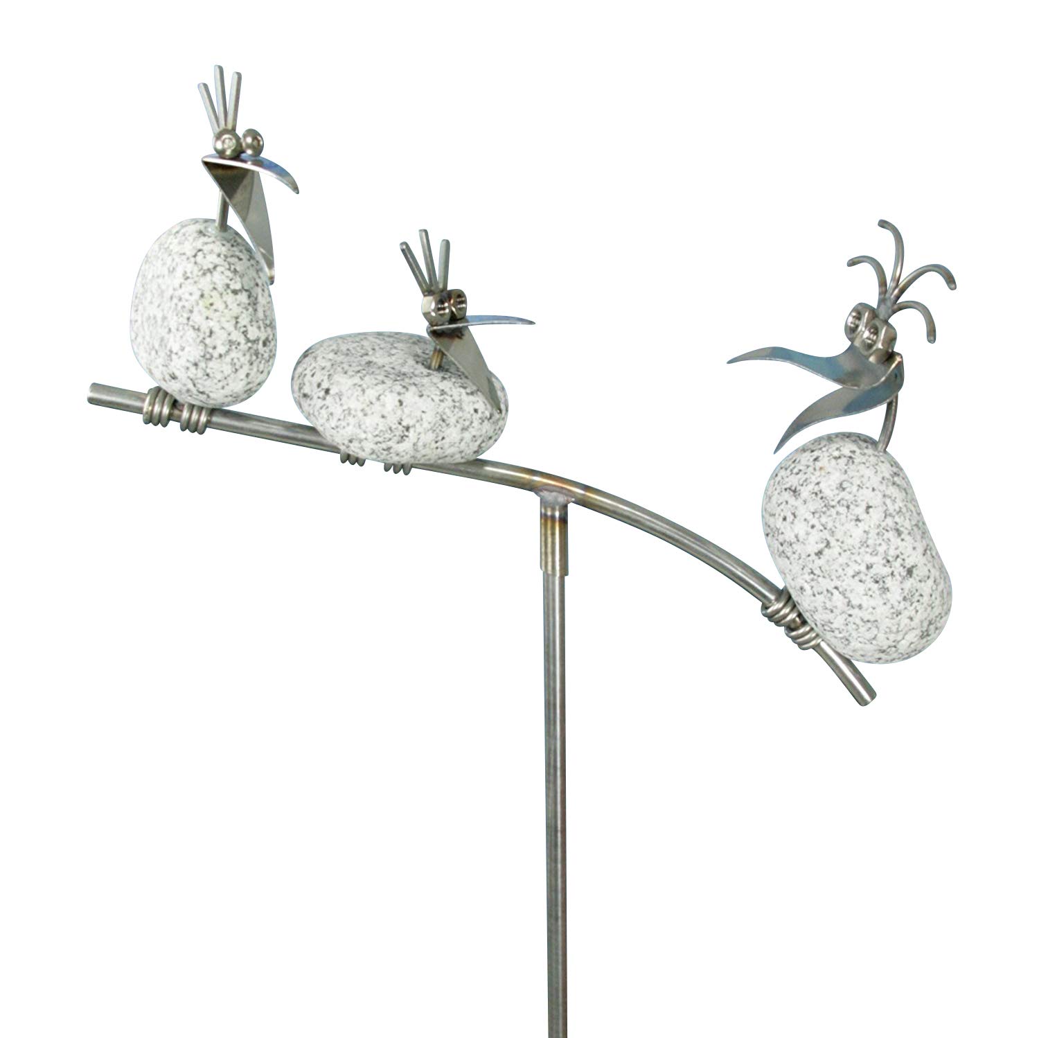 Steinvogelpaar mit Kind SV 465, Höhe ca. 110 cm