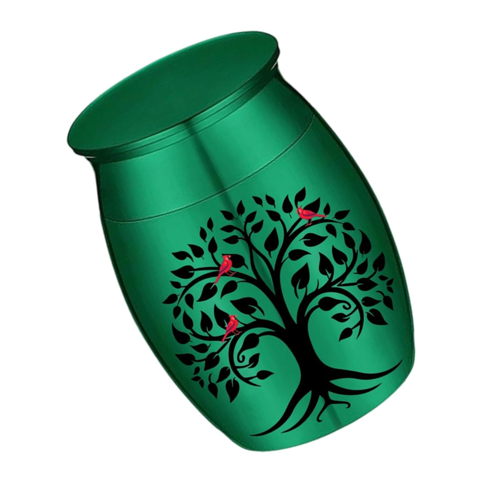 Buxuaaaa Aluminum Alloy Pet Debris Artifact Jar Safe Ending Cenotaph Display for Dear Partner Decorative Pet Cremation Container