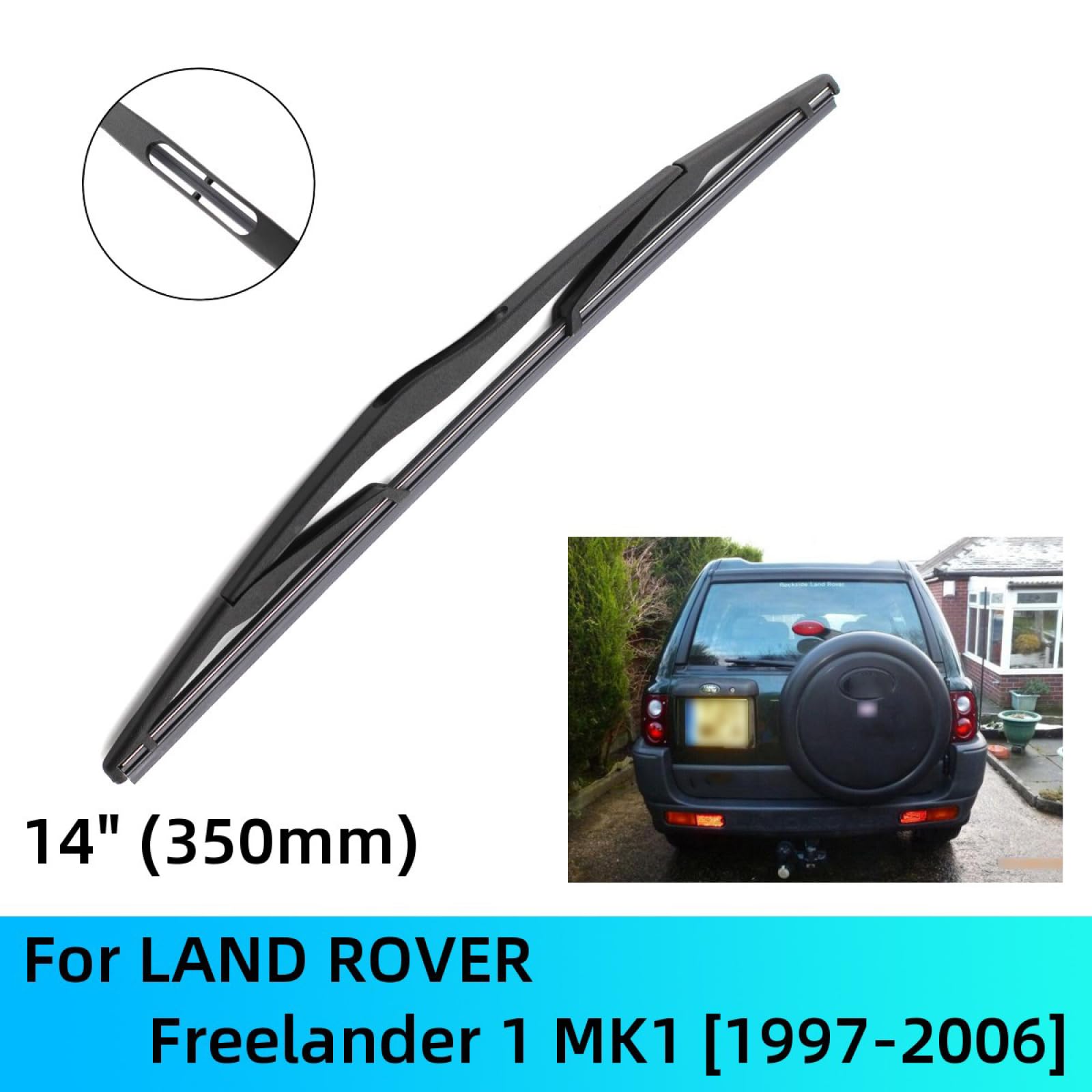 Parabrezza Anteriore Tergicristalli per LAND ROVER Freelander 1 MK1 1997-2006, spazzole tergicristallo anteriori posteriori da 21"/22"/14"