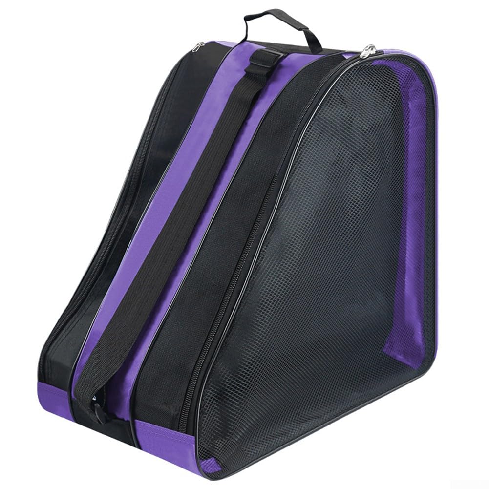 Borsa per pattini a rotelle con tracolla regolabile e comoda imbottitura per ridurre la pressione sulle spalle durante il trasporto
