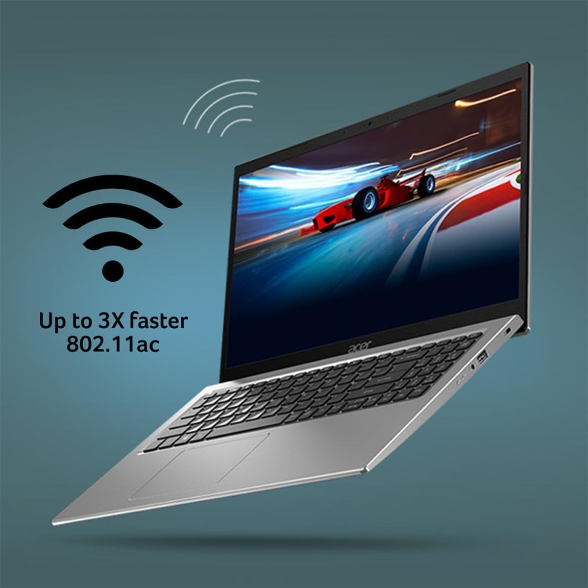 acer Aspire 3 Slim Laptop with Office 365 for The Web - Backlit Keyboard - Intel Core I3-1305U Processor - 16GB RAM - 256GB SSD - 15.6" FHD - Windows 11 Home w/o Earbuds