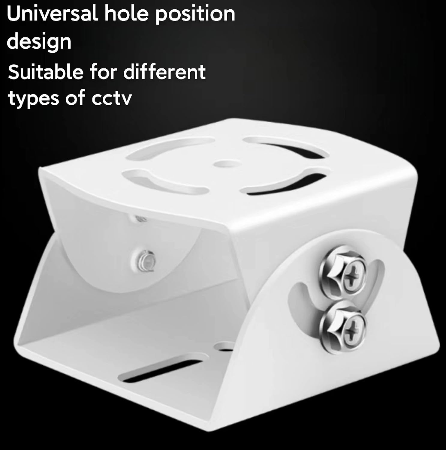 Universal Security Camera Joint Mount, Suitable for CCTV Security Cameras Mount Bracket Installation,Bracket Adjustable Solid Metal Base