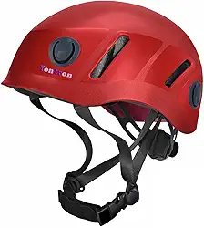 Capacete de trabalho para escalada Tontron adulto, Vermelho, Large
