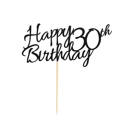 Miniatura 6 de 1 pieza de decoración para pastel de 30 cumpleaños, decoración de pastel de 30 cumpleaños para 30 cumpleaños para 30 saludos a 30 cumpleaños,