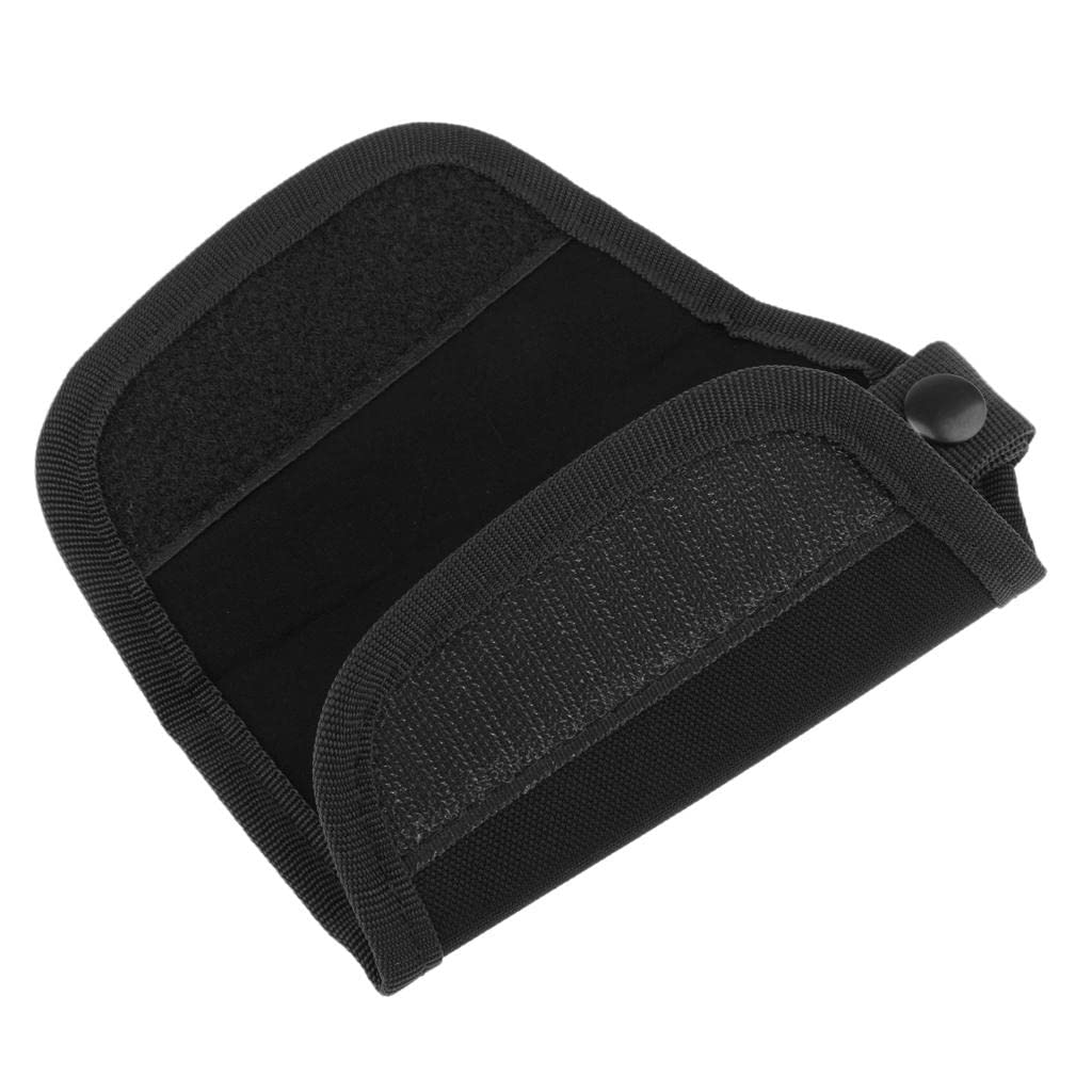 LICHTS Oxford Silent Key Holder Pouch Nylon w/Flaps and Duty Belt Loop Black-picture-14