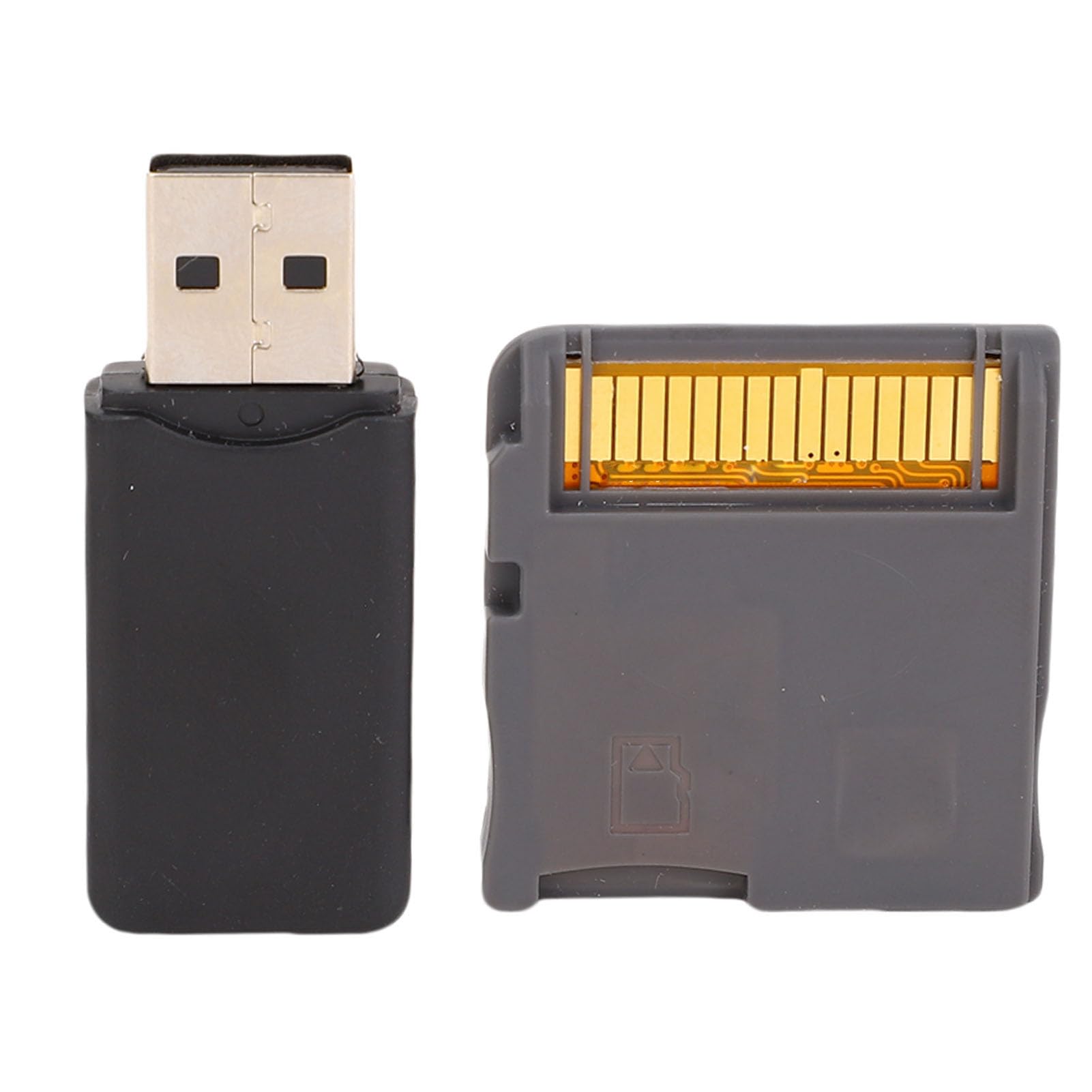 Tarjeta Flash de Videojuegos, Tarjeta de Memoria Flash con Chip ASIC y Lector de Tarjetas, para XL 2DS 3DS 3DS XL New New 2DS (Silver)