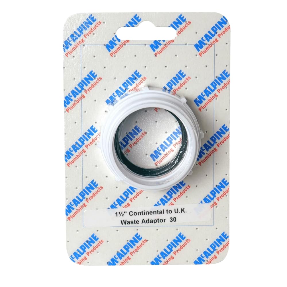 Mcalpine Card-30 1½" Cont/U.k.waste Adaptor - T12a-F