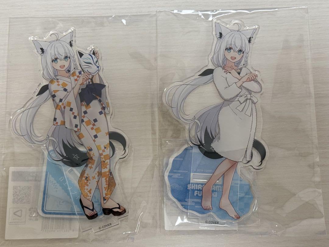 白上フブキ アクリルスタンド フロあがりver. x極楽湯 コラボ 白上フブキ アクリルスタンド 2点セット x極楽湯 コラボ 赤井はあと  アクリルスタンド 2点セット ホロライブx極楽湯 コラボ 男性VTuberグループ「ホロスターズ」× 極楽湯】コラボ “フロスターズ” 開催！浴衣姿  ...