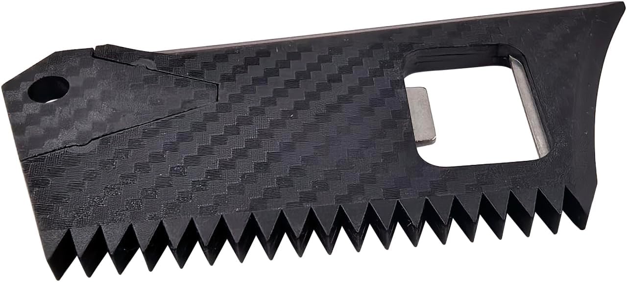 Surfboard Wax Comb,Fin Key Surfboard Scraper,with Bottle Opener Surfboard Wax Removal, Surfboard Accessories,Surfboard Maintenance Cleaner Tool (COMB-09)