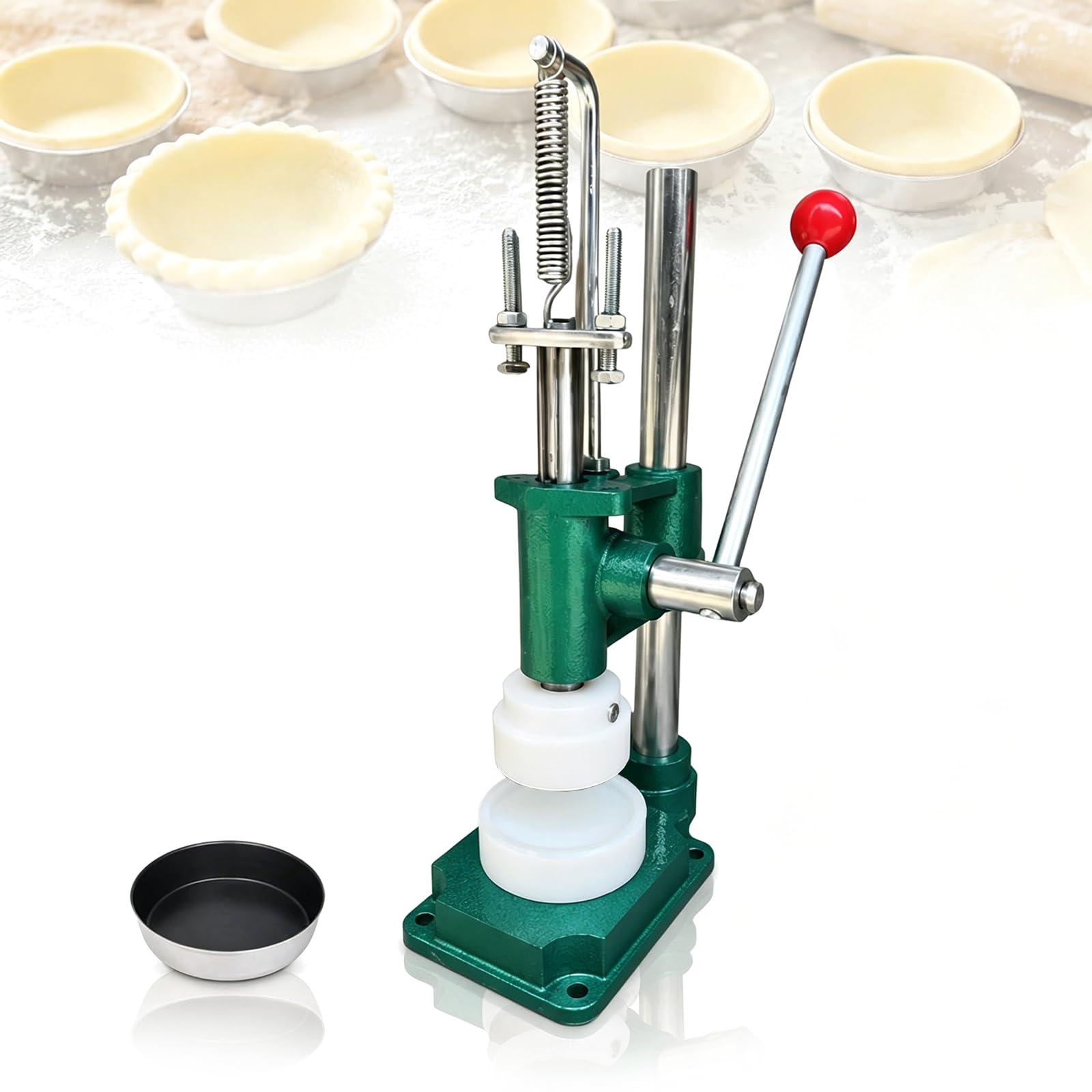 Manuelle Eierkuchenpresse, antihaftbeschichtet, für einheitliche Eierkuchen, Törtchen und Muffins, Größe 100 x 97 x 24 mm, für den gewerblichen Gebrauch