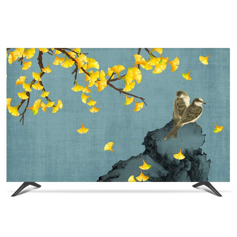 Housse de Télévision 22-80 Pouces Polyester Antipoussière pour LCD LED avec Couverture Télécommande