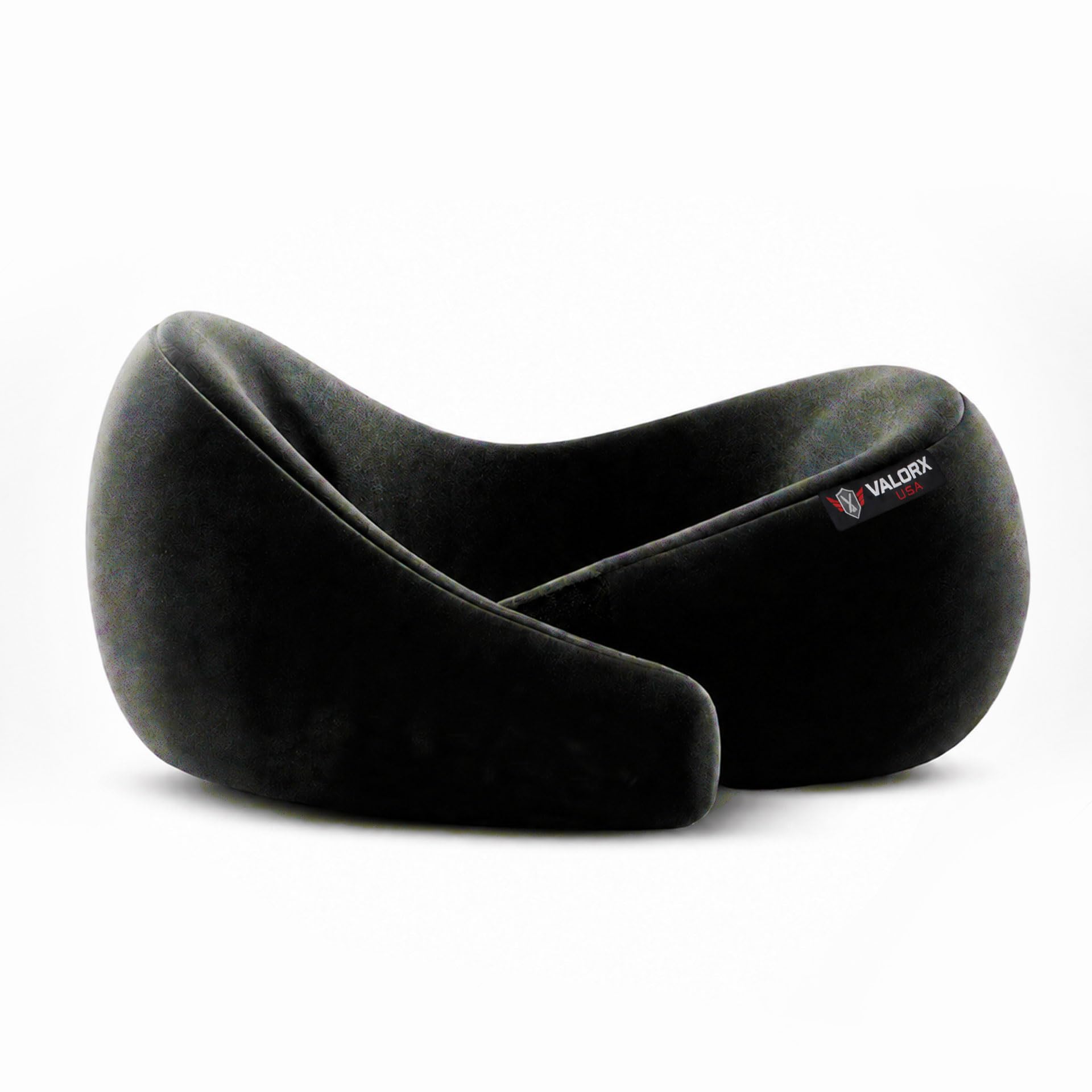 Travel Pillow Memory Foam Neck Support Cushion | Ergonomic U Shape Pillow for Airplane Car Train | Soft Comfortable Neck Pillow for Travel Sleeping | Lightweight Portable Design | Black-image-27