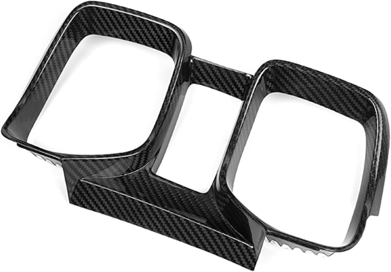 Steering Wheel Chin Interior Trim Fit for Camaro 2012-2015,Carbon Fiber Interior,Car Steering Wheel Sticker,Steering Wheel Chin Frame Cover Premium Sticker-Black