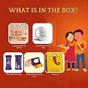 Rakhi Gift for Brother With Mug Chocolate Gift Combo, Rakhi Set for brother , Best Brother Rakhi Mug Gift Hamper, Raksha bandhan gift for brother with chocolate, Peacock Rakhi For Brother with Greeting Card,Tilak Set gallery image