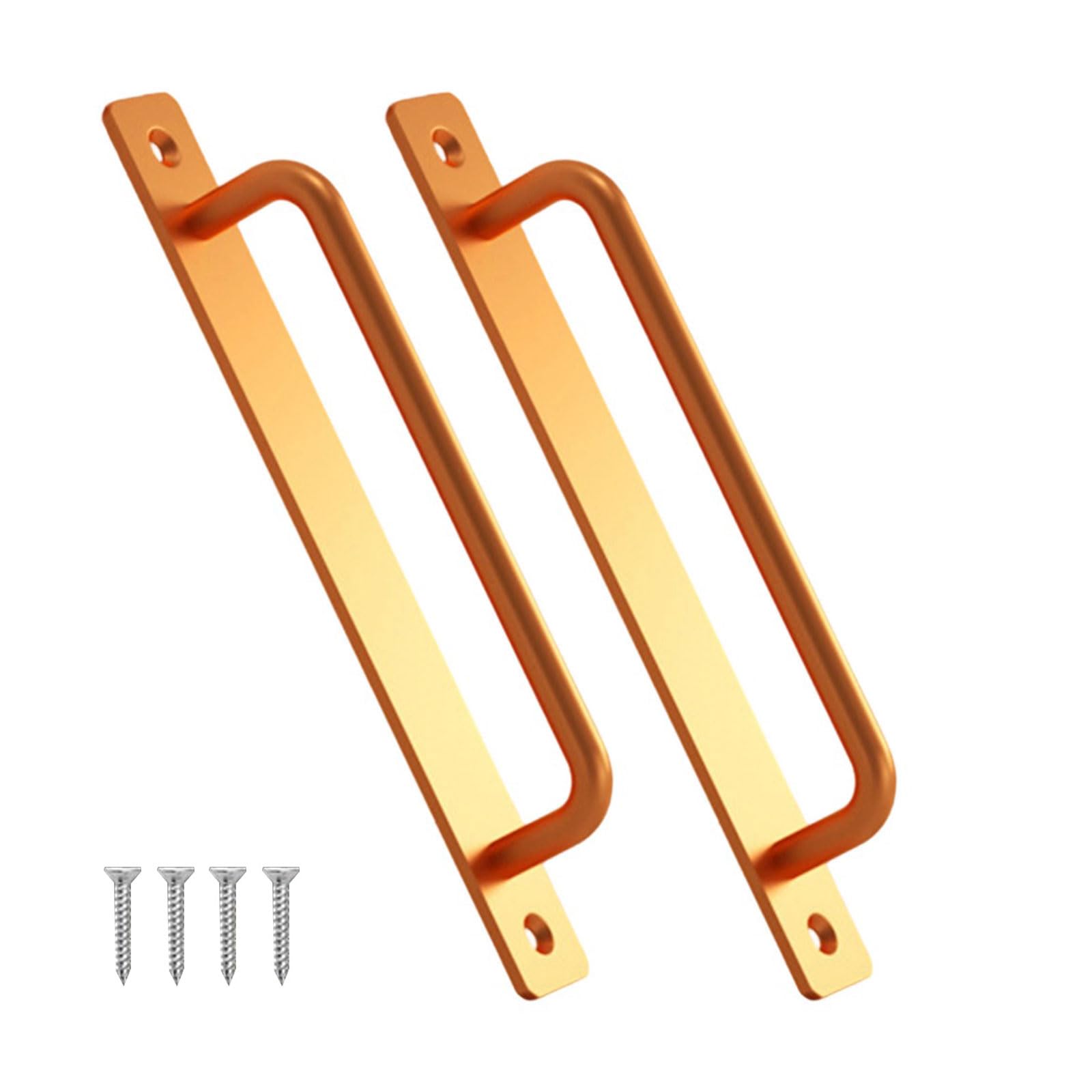 SHYYOULQE of 2 Multipurpose Barn Door Handles Hole Center Sturdy Aluminum Alloy for Sliding Door in Bathroom and Kitchen Kitchen Handle