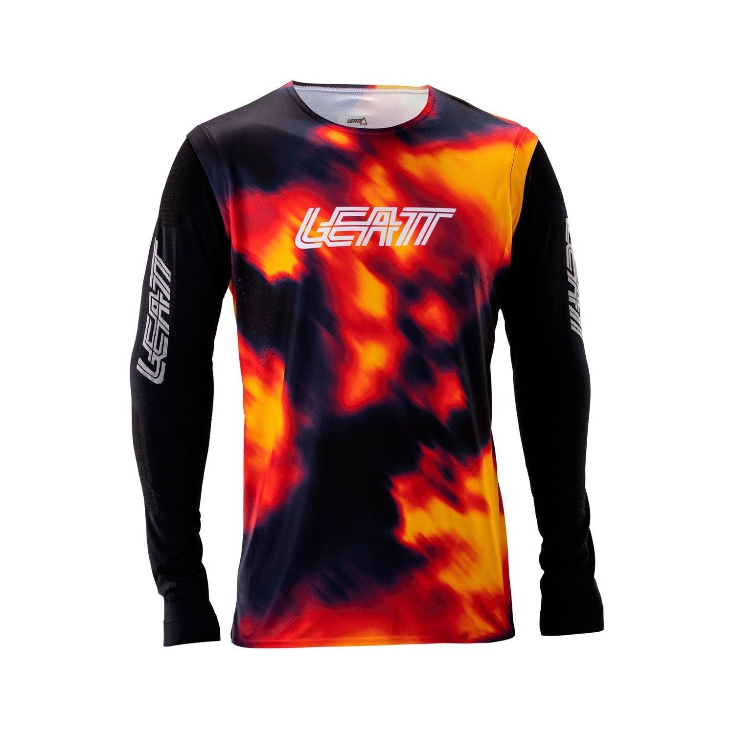 Leatt Maglia Tecnica MTB Manica Lunga Gravity 8.0 Rosso Abbigliamento Uomo