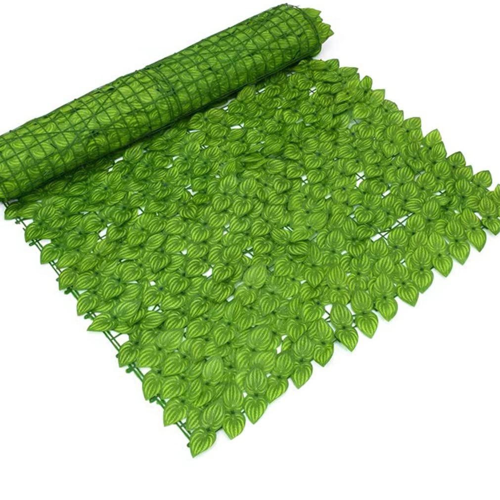 Artificiali Screening Edera Foglia Hedge per la Decorazione di Interni ed Esterni della Parete Verde del Cortile di Recinzione HXJDP220729(Color:,Size:100x500cm)