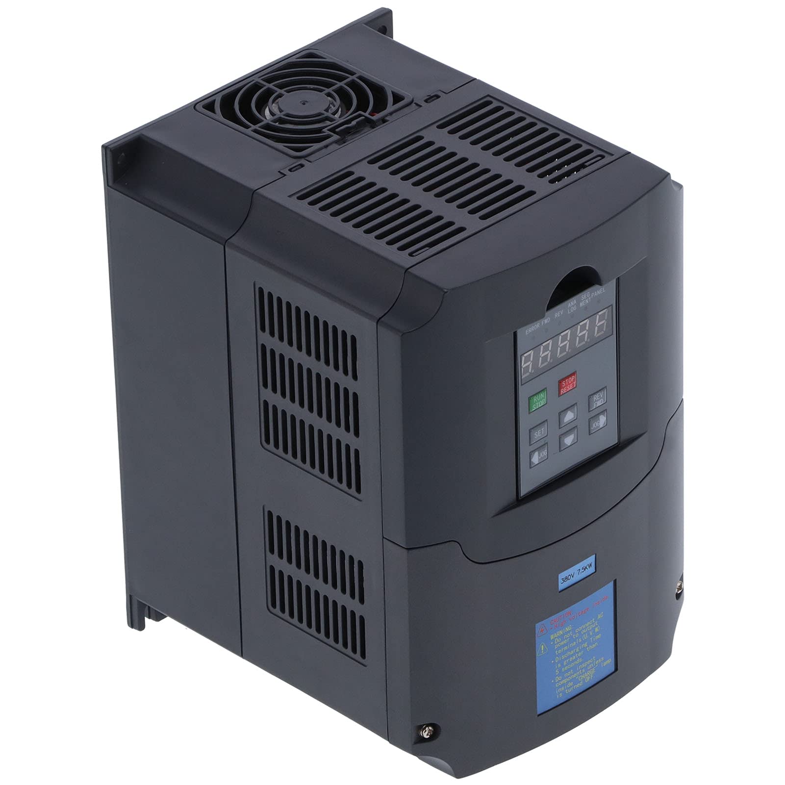 ViaGasaFamido Azionamento a Frequenza Variabile Regolatore di velocità del Motore VFD Trifase da 7,5 KW Controllo Vettoriale Uscita 380 V da 0 a 400 Hz RS232 per Pompe, Ventole, Trasportatori in