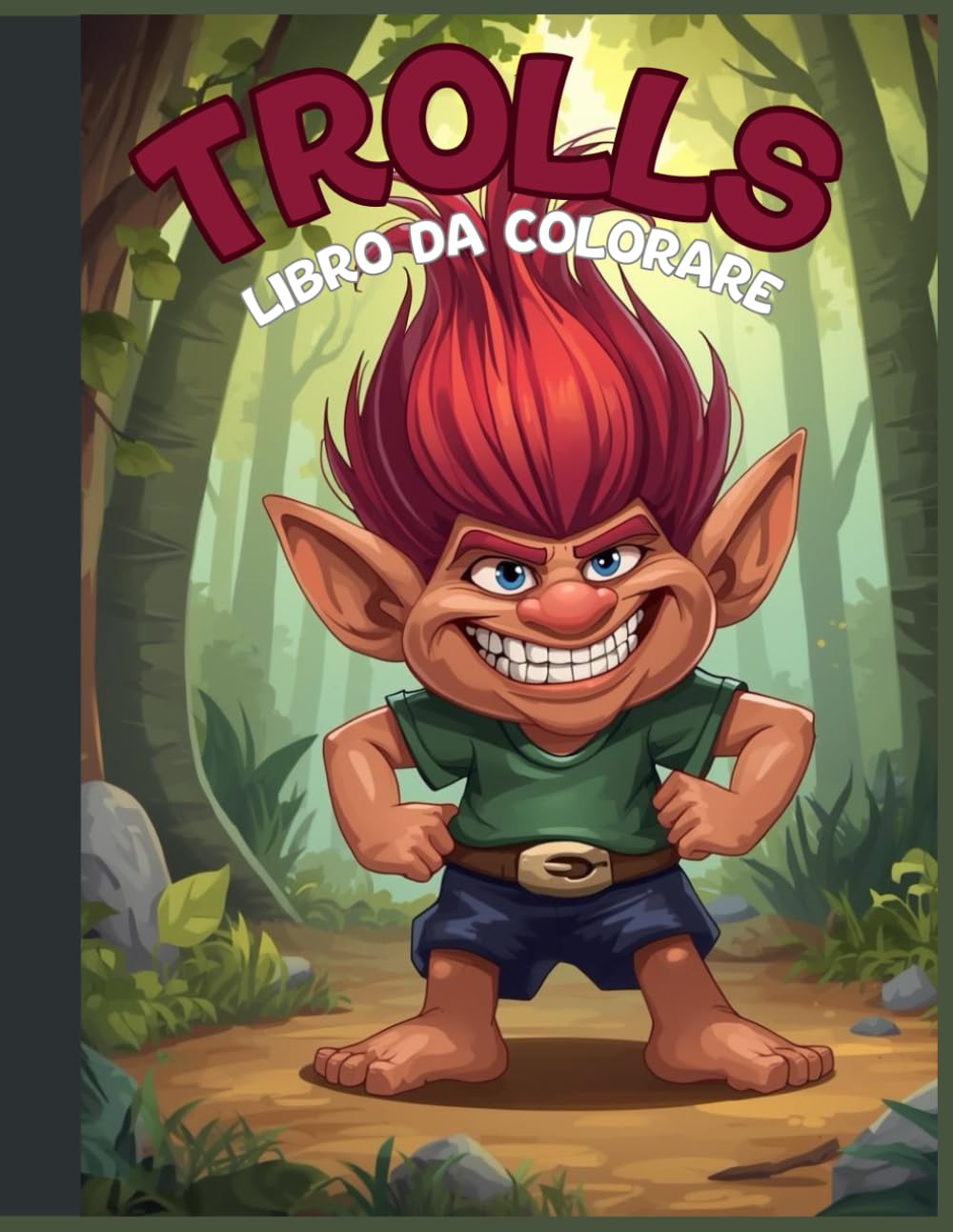 Il Regno dei Troll: Libro da colorare fantasy per bambini e ragazzi amanti dell’avventura.