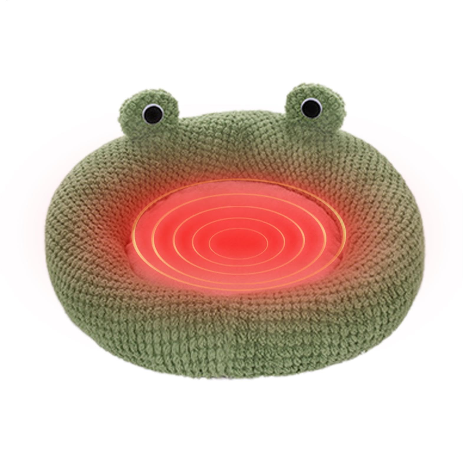 Lit apaisant grenouille chien anxieux petit modèle peluche douce lavable