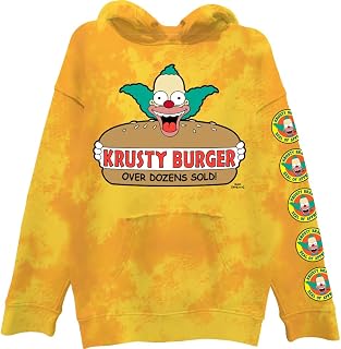 Men's Bart Simpson Classic Hoodie Homer, Bart, Lisa, Otto Tie Dye Sweatshirt
