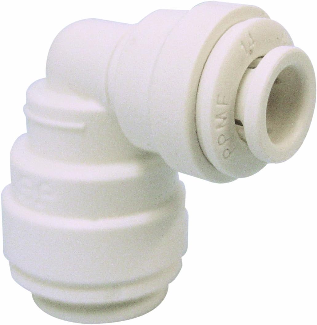 John Guest Speedfit PP211008W 5/16OD - 1/4OD Reducing Elbow, 10-Pack