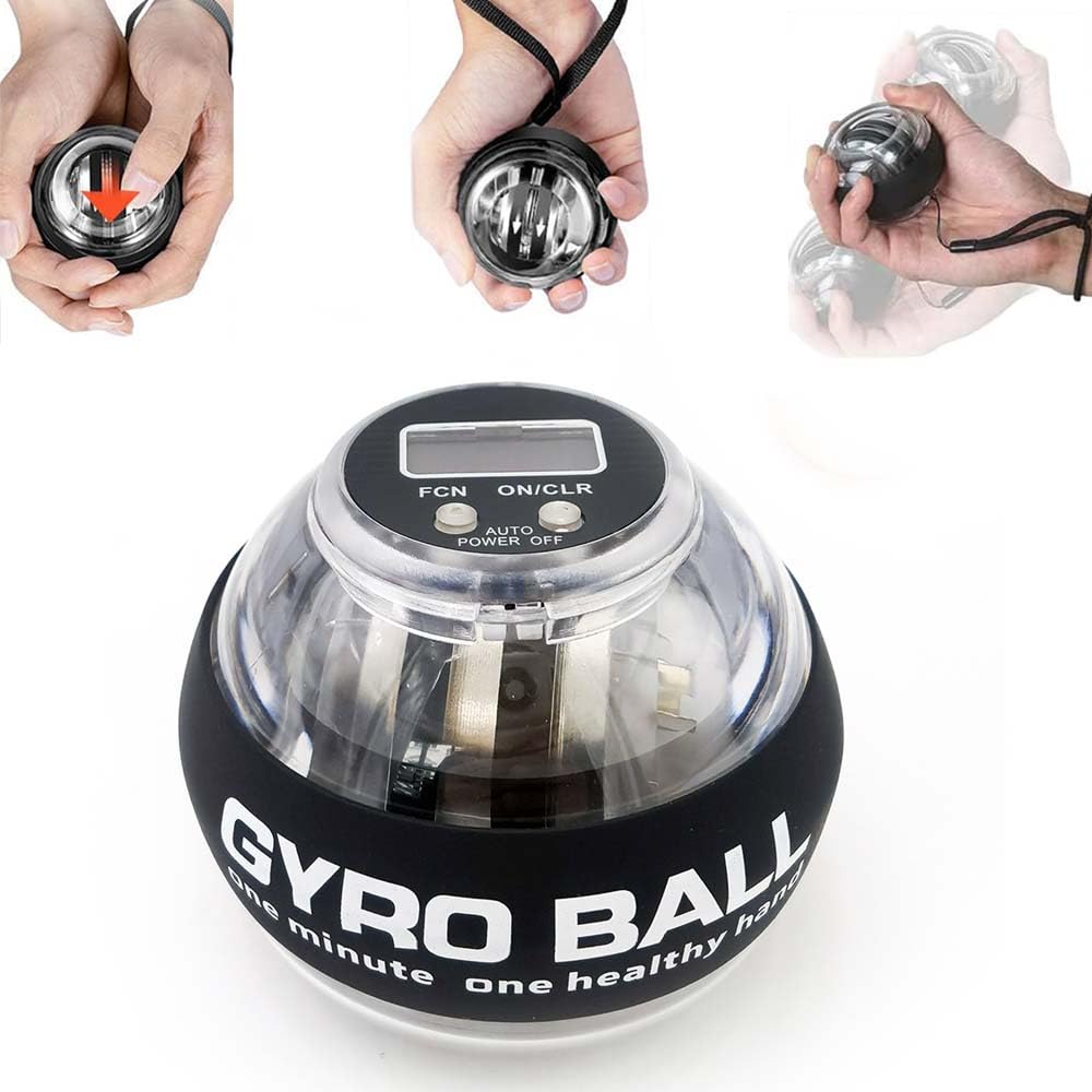 Ballon De Musculation Des Avant-bras – Exercice Poignet, Force De Préhension, Noir, Sans Lumière