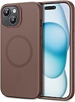 Vista 104 de ESR Serie Cloud Funda para iPhone 15 Pro con MagSafe, soporta carga magnética, delgada, de silicona líquida, absorción de golpes, protección