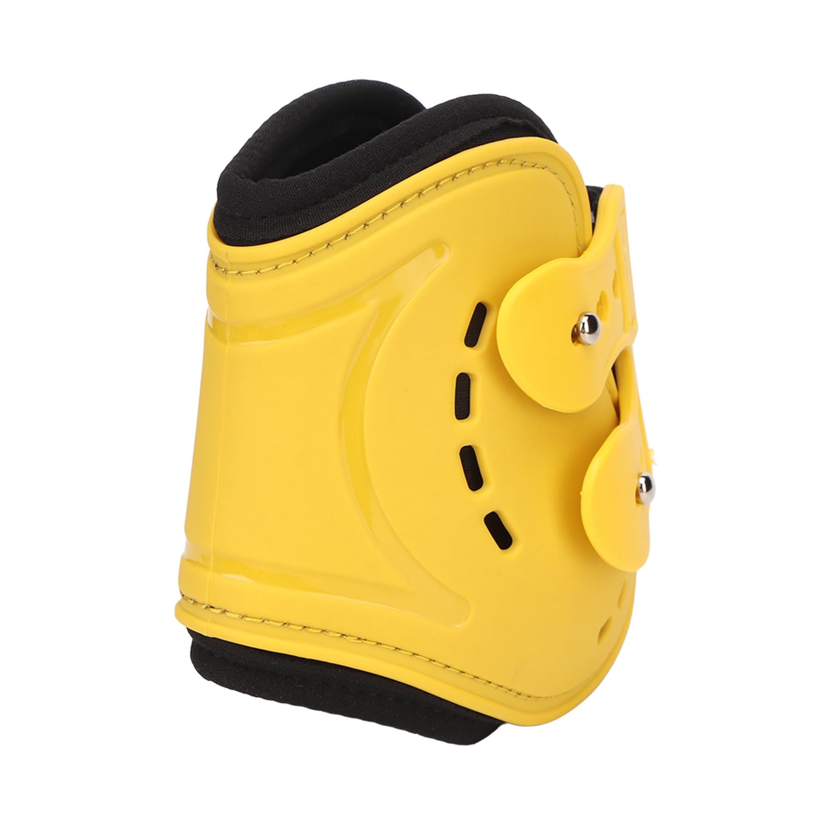 Botas para tendones de Caballo, Botas para menudillo, Botas Protectoras Transpirables con Frente Abierto para Saltar, protección Ajustable para piernas con Orificios de