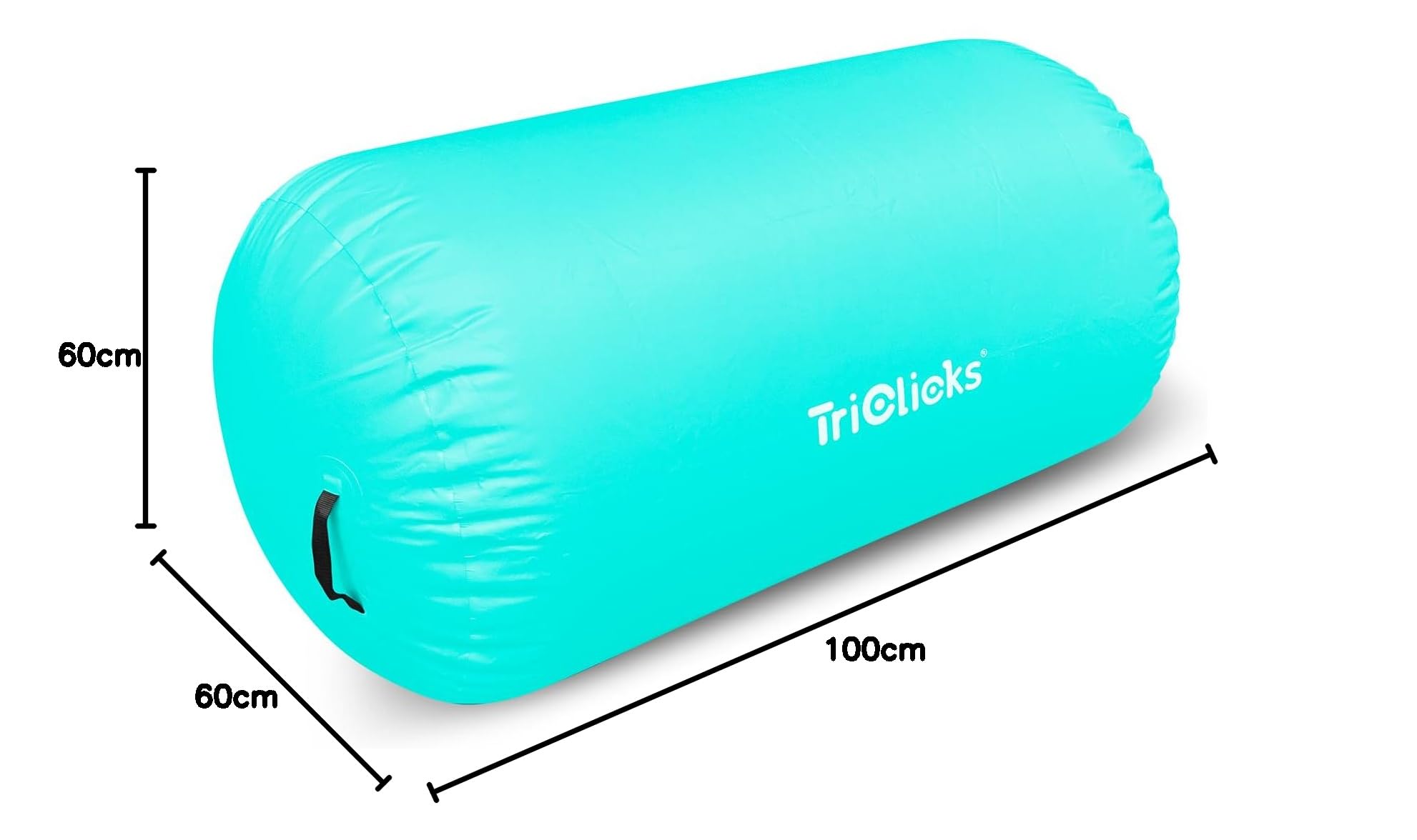 Air Roller Tapis de gymnastique gonflable pour gymnastique, yoga, pom-pom girl, utilisation domestique