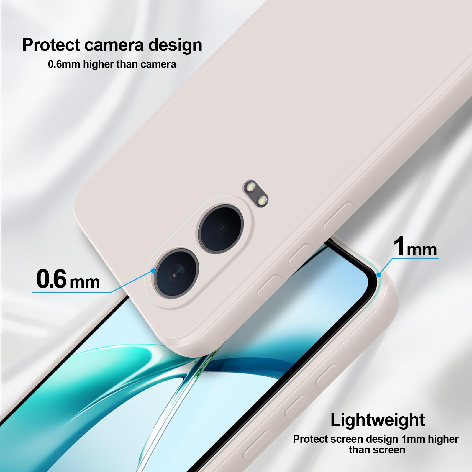 HS Products HSP Cover per OnePlus Nord CE 4 Lite 5G – Opaca, Antiurto & Perfettamente Aderente | Custodia in Silicone TPU Colorato con Protezione Fotocamera, Anti-Impronte & Antipolvere – Blu