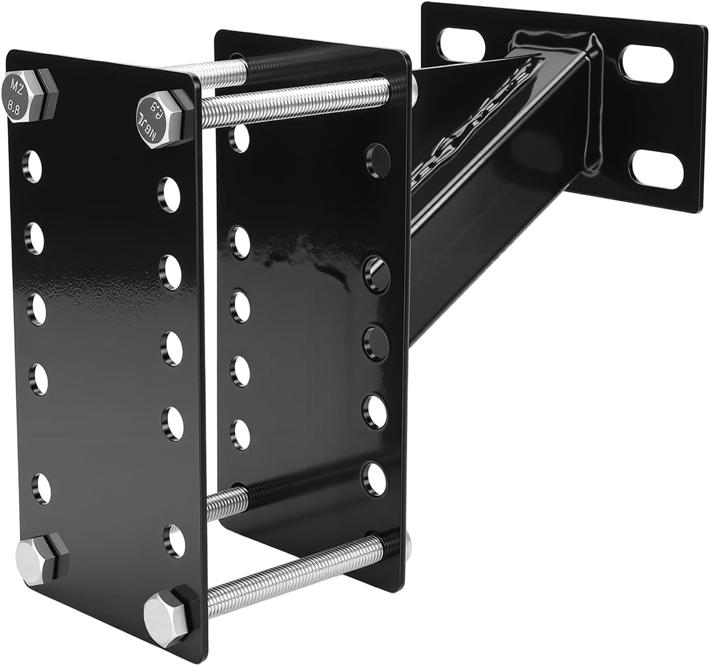 LiebeWH Spare Tire Carrier Heavy Duty 150lbs Capacity Solid Iron Mount Bracket for Boat and Utility Trailers