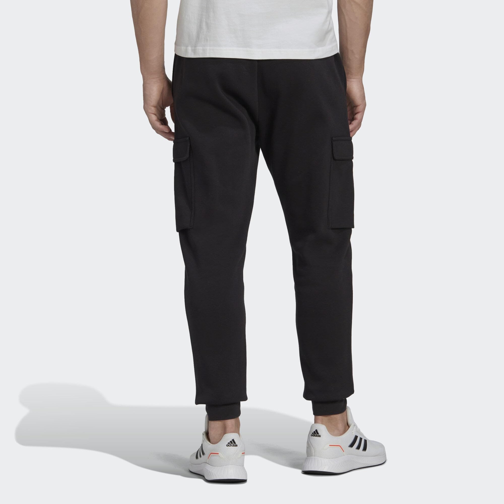 Adidas - Essentials Fleece Regular Tapered Cargo Pants, Pantaloni Sportivi Uomo