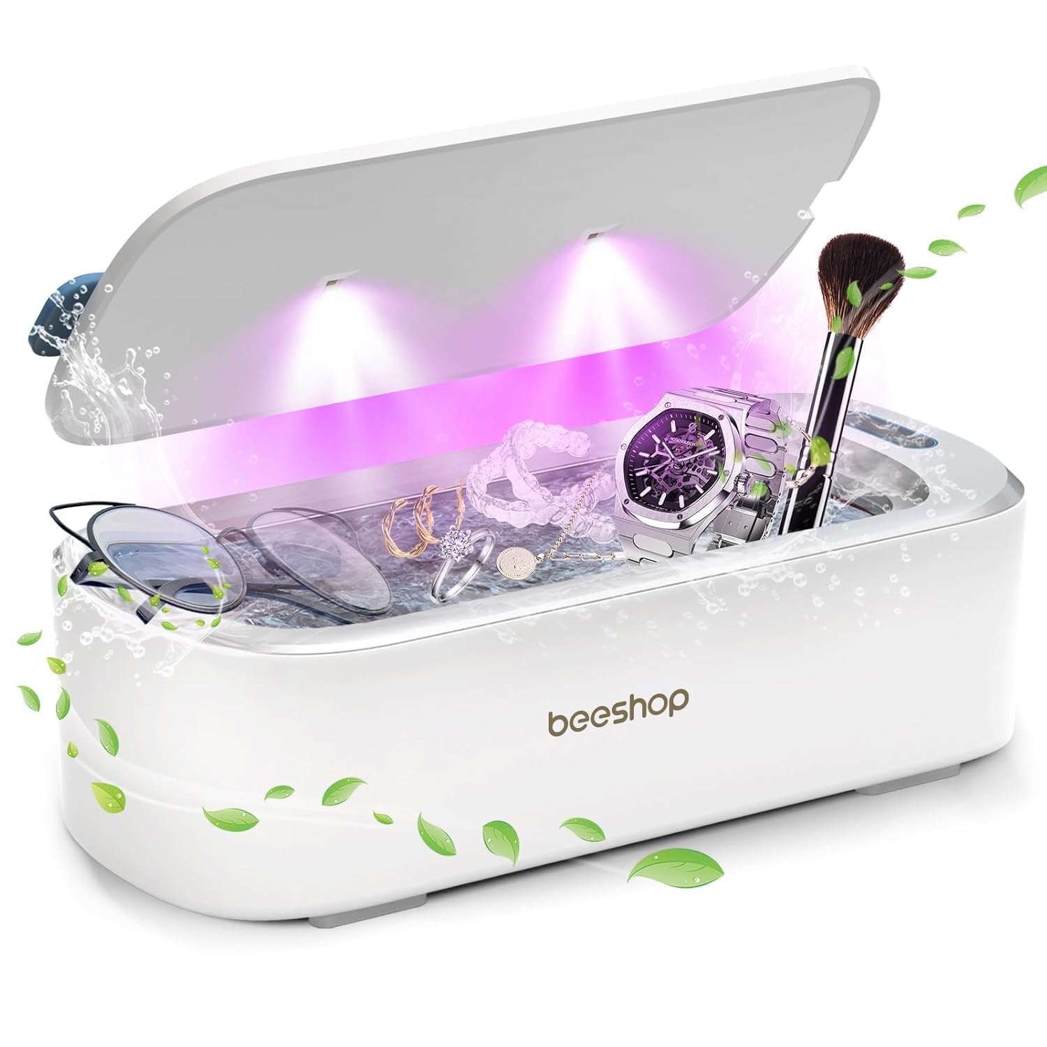 19oz ultrasonic jewelry cleaner for various items with degas