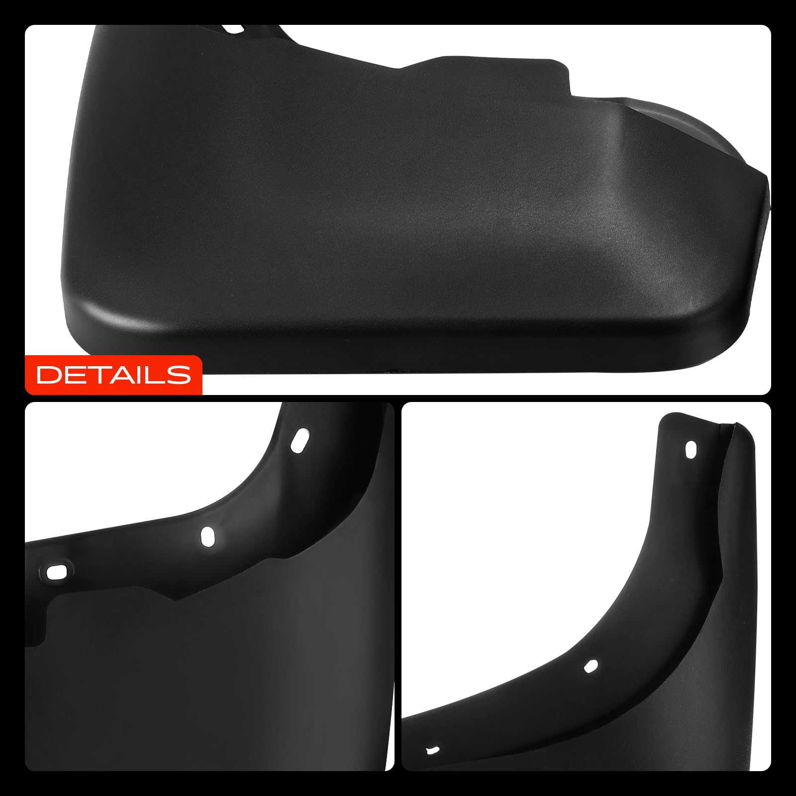 Frankberg 4x Protectores contra salpicaduras GuardaBarros Trasero izquierdo derecho Abajo Delantero Compatible con Q7 4LB Q7 4L SUV Replace# 2007-2015 Q7