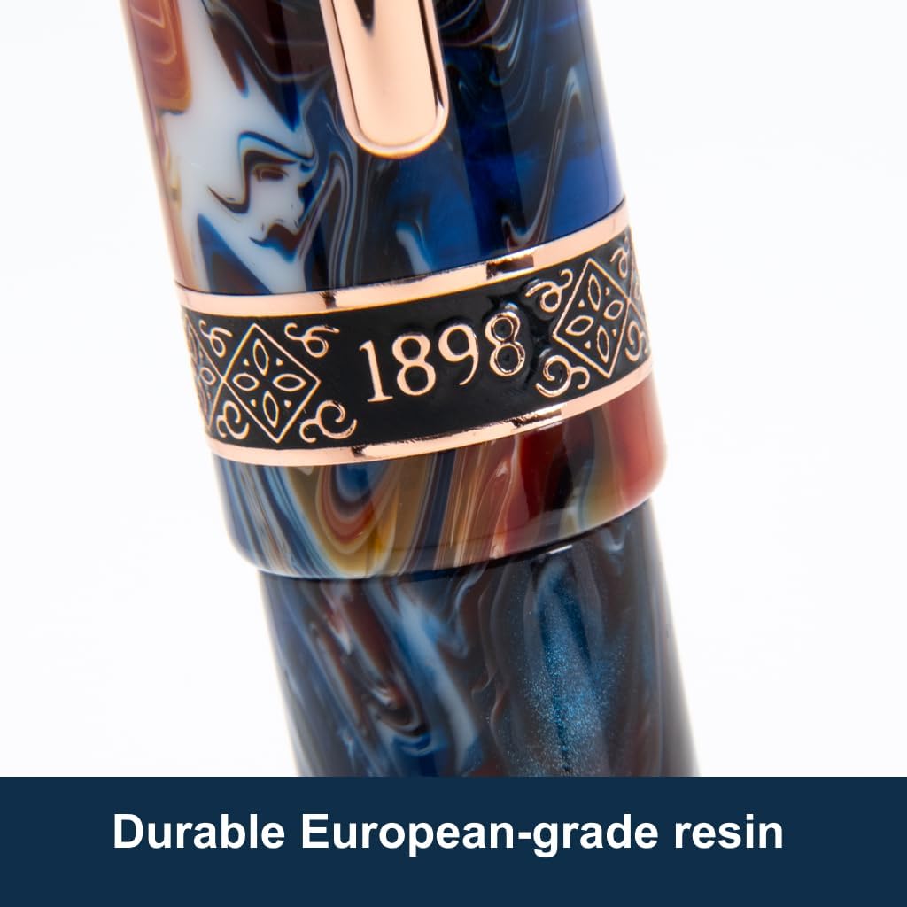 Conklin 1898 Rollerball Pen, Misto Orange | Luxury Resin Pen with Smooth Writing | Great Gift for Professionals and Pen Collectors