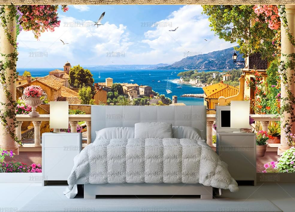 Papier peint intissé paysage rétro idéal pour sublimer la décoration murale du salon et du restaurant - 2