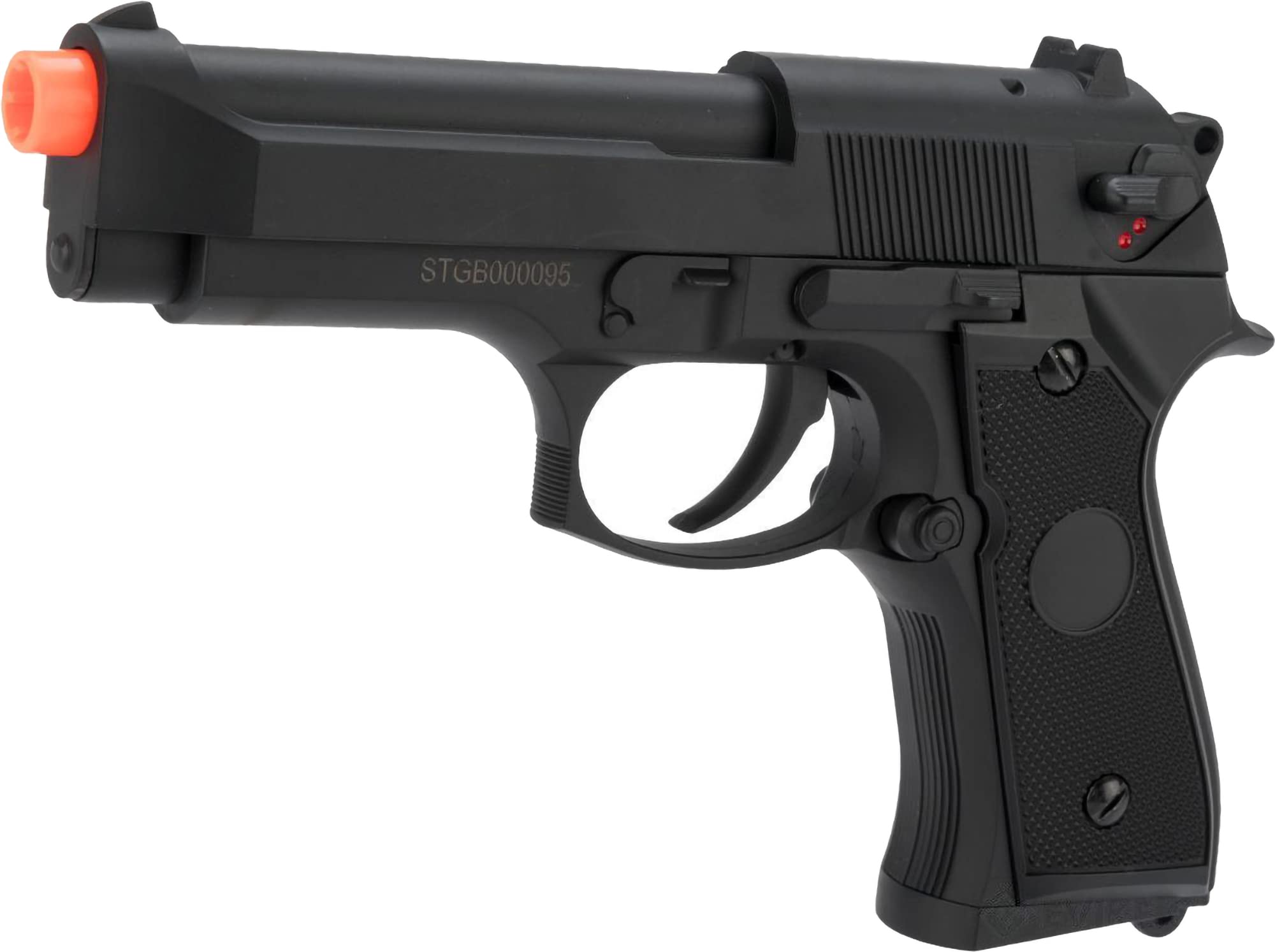 Evike Airsoft - CYMA AEP Full Auto Select Fire M9 Airsoft AEP Airsoft Pistol Package (Color: Black)